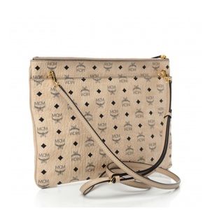 MCM Crossbody Pouch in Visetos Original
